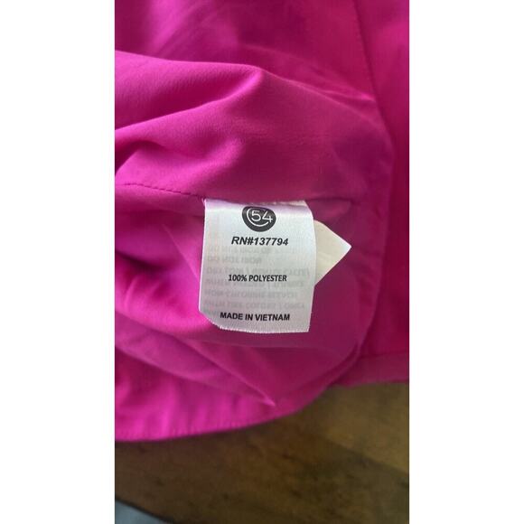 Chase 54 Womens Pink Performance Activewear Jacket Pull On 1/2 Zip Large - Picture 6 of 7